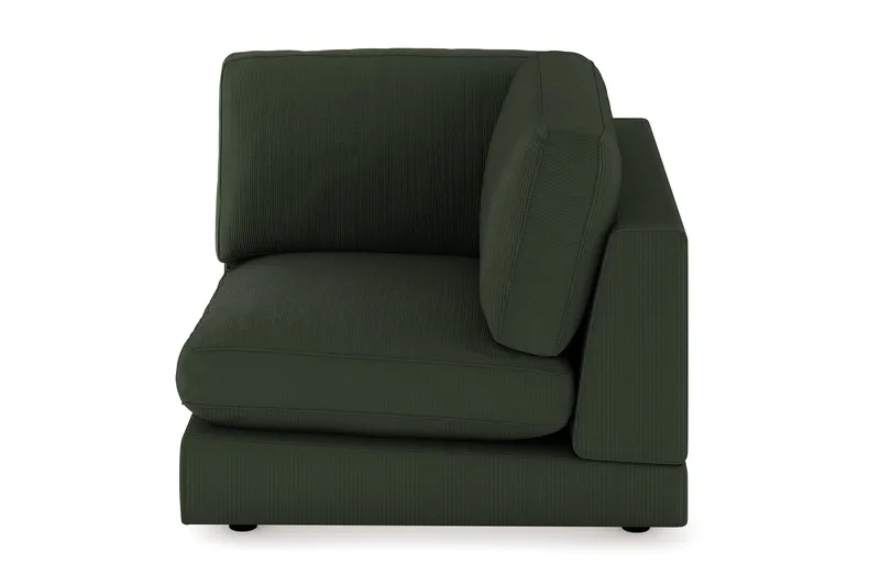 Arken 1-personers Hjørnemodul i Manchester - Mørkegrøn - Møbler - Sofaer - Modulsofaer - Hjørnemodul