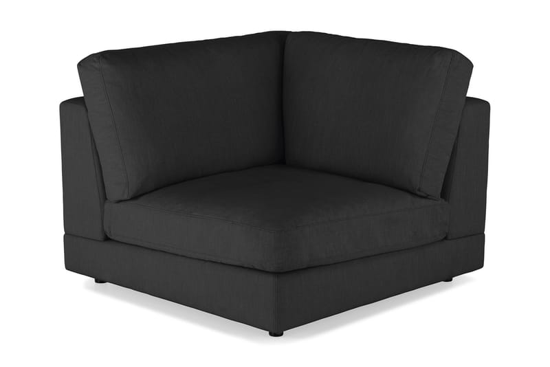 Arken 1-personers Hjørnemodul i Stof - Sort - Møbler - Sofaer - Modulsofaer - Hjørnemodul