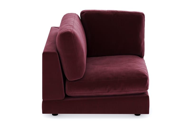Arken 1-personers Hjørnemodul i Fløjl - Lilla - Møbler - Sofaer - Modulsofaer - Hjørnemodul