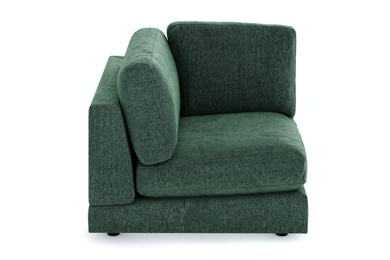 Arken 1-personers Hjørnemodul i Fløjl - Mørkegrøn - Møbler - Sofaer - Modulsofaer - Hjørnemodul