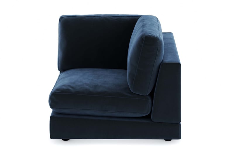Arken 1-personers Hjørnemodul i Fløjl - Blå - Møbler - Sofaer - Modulsofaer - Hjørnemodul