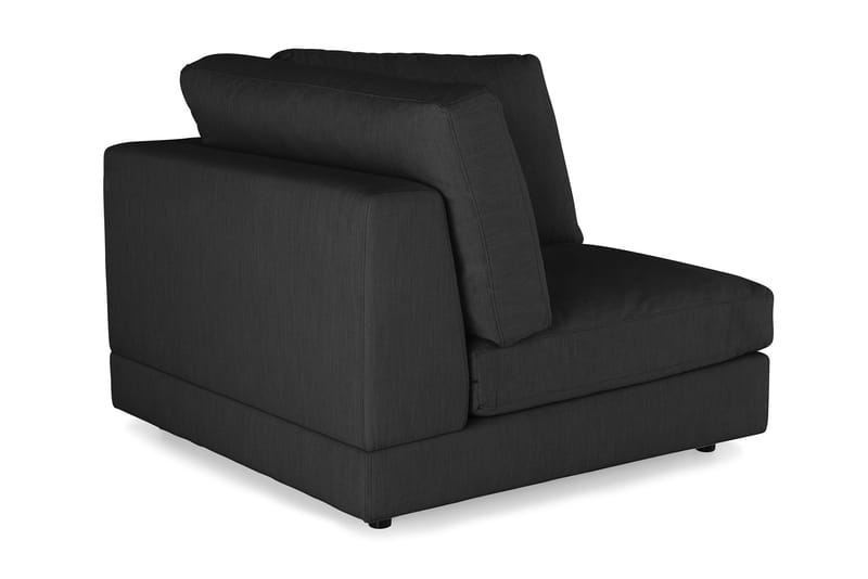 Arken 1-personers Hjørnemodul i Stof - Sort - Møbler - Sofaer - Modulsofaer - Hj ørnemodul