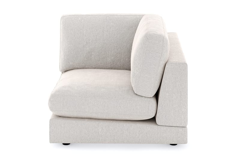Arken 1-personers Hjørnemodul i Fløjl - Cremehvid - Møbler - Sofaer - Modulsofaer - Hjørnemodul