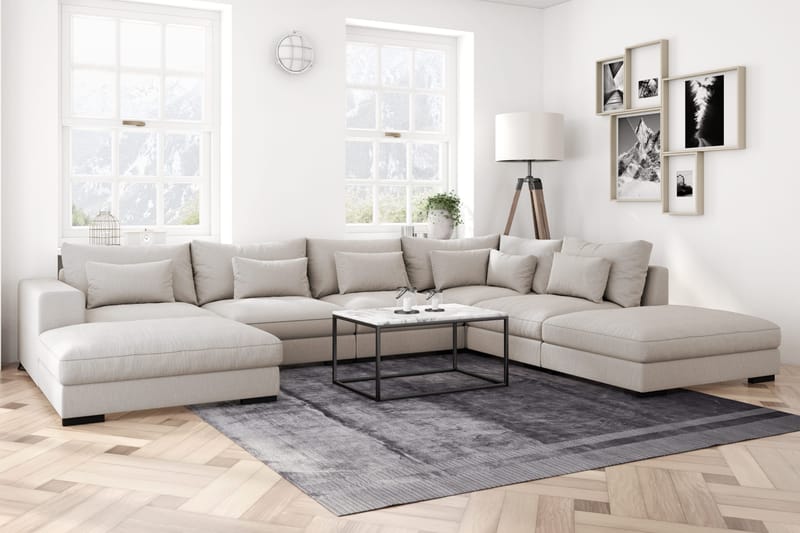 Dubai Hjørnemodul Ekstra Dyb - Beige - Møbler - Sofaer - Modulsofaer - Hjørnemodul