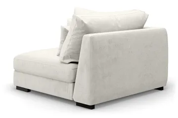 Dubai Hjørnemodul Velour Ekstra Dyb - Hvid - Møbler - Sofaer - Modulsofaer - Hjørnemodul