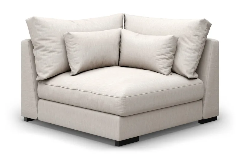 Dubai Modulserie Hjørnemodul - Beige - Møbler - Sofaer - Modulsofaer - Hjørnemodul