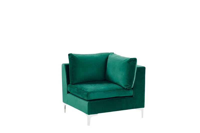 Evja Hjørnemodul - Velour/Grøn - Møbler - Sofaer - Modulsofaer - Hjørnemodul
