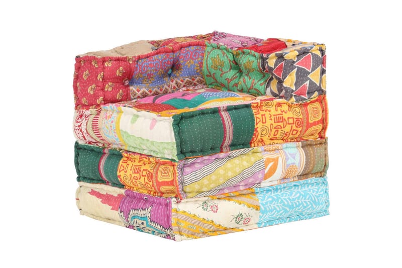 Modulær Hjørnesofa Stof Patchwork - Møbler - Sofaer - Modulsofaer - Hjørnemodul