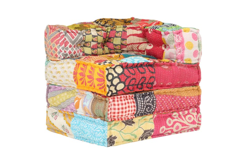 Modulær Hjørnesofa Stof Patchwork - Møbler - Sofaer - Modulsofaer - Hjørnemodul