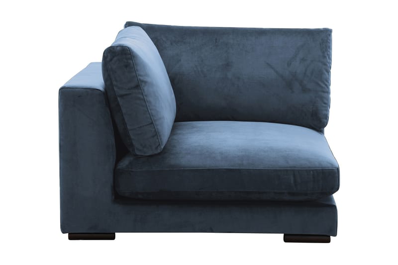 Noha Hjørnemodul Modulsofa - Midnatsblå Velour - Møbler - Sofaer - Modulsofaer - Hjørnemodul