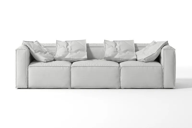 Oceanis Hjørnemodul - Beige/Sort - Møbler - Sofaer - Modulsofaer - Andre moduler til modulsofa
