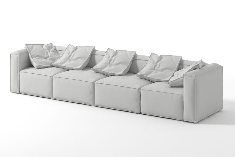 Oceanis Hjørnemodul - Beige/Sort - Møbler - Sofaer - Modulsofaer - Hjørnemodul