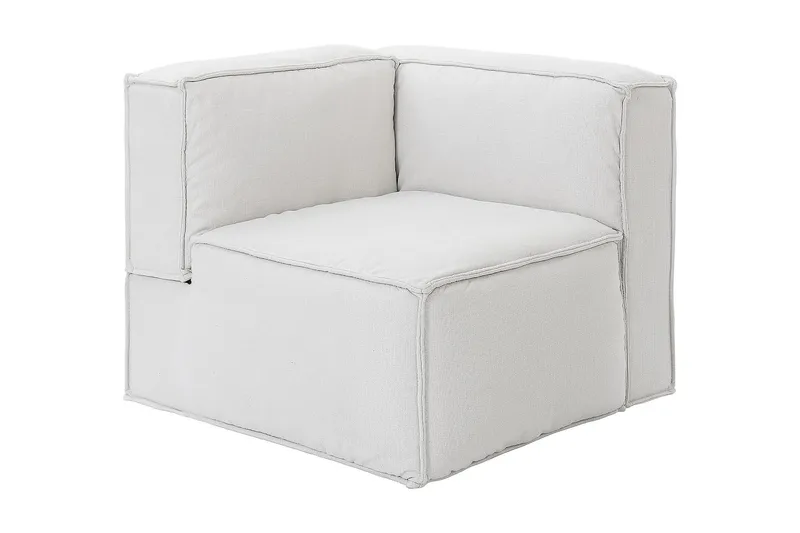 Oceanis Hjørnemodul - Beige/Sort - Møbler - Sofaer - Modulsofaer - Andre moduler til modulsofa