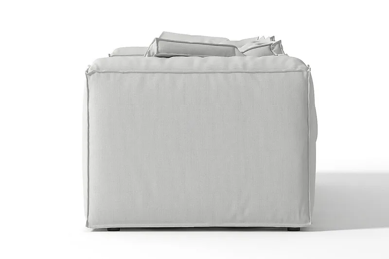 Oceanis Hjørnemodul - Beige/Sort - Møbler - Sofaer - Modulsofaer - Andre moduler til modulsofa