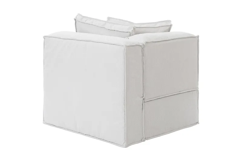 Oceanis Hjørnemodul - Beige/Sort - Møbler - Sofaer - Modulsofaer - Andre moduler til modulsofa