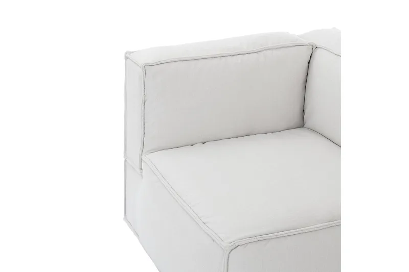 Oceanis Hjørnemodul - Beige/Sort - Møbler - Sofaer - Modulsofaer - Andre moduler til modulsofa