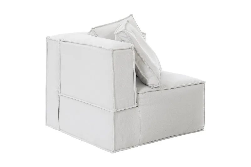 Oceanis Hjørnemodul - Beige/Sort - Møbler - Sofaer - Modulsofaer - Andre moduler til modulsofa