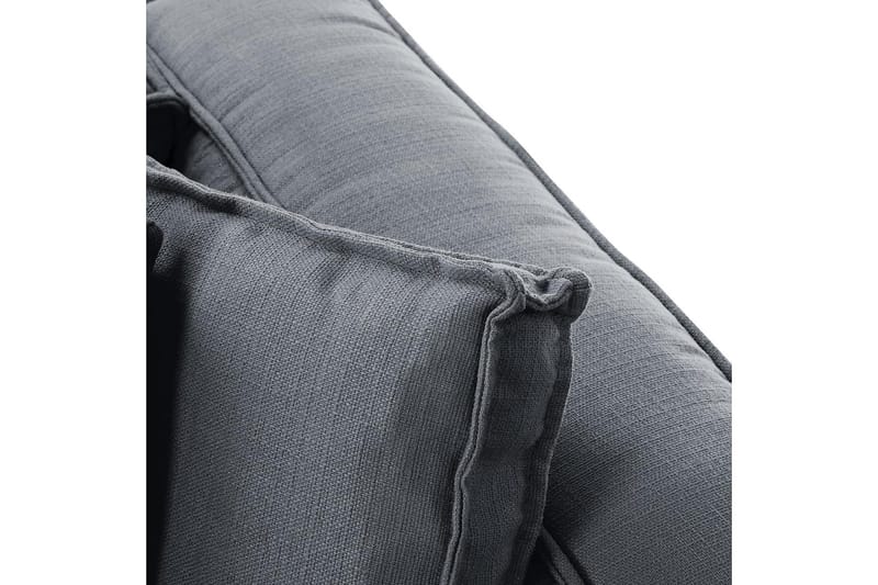 Oceanis Hjørnemodul - Lysegrå/Sort - Møbler - Sofaer - Modulsofaer - Andre moduler til modulsofa