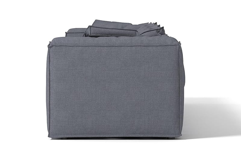 Oceanis Hjørnemodul - Lysegrå/Sort - Møbler - Sofaer - Modulsofaer - Andre moduler til modulsofa