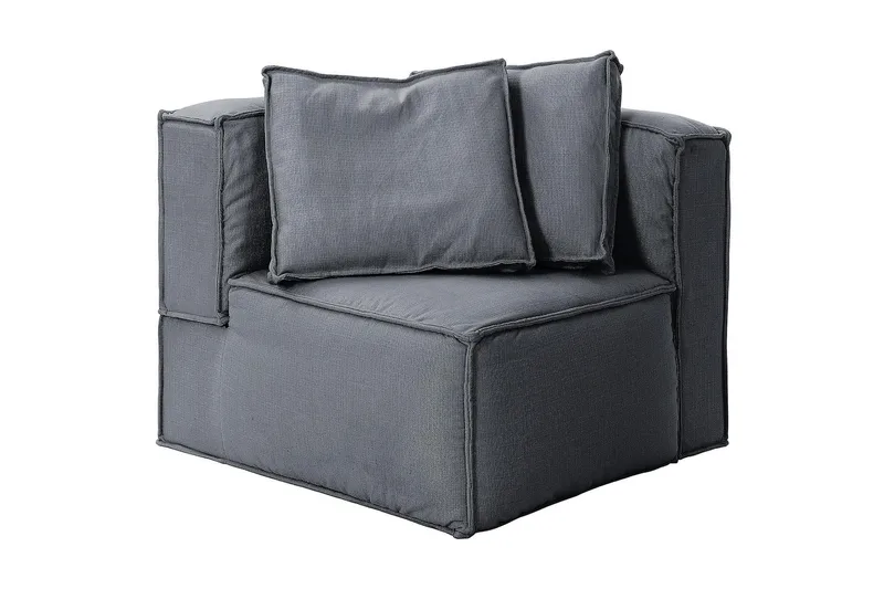 Oceanis Hjørnemodul, Lysegrå/Sort