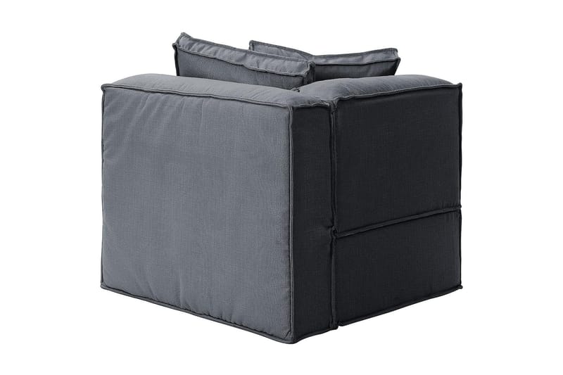 Oceanis Hjørnemodul - Lysegrå/Sort - Møbler - Sofaer - Modulsofaer - Hjørnemodul