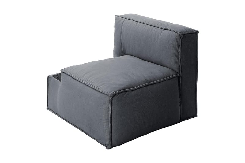 Oceanis Hjørnemodul - Lysegrå/Sort - Møbler - Sofaer - Modulsofaer - Hjørnemodul