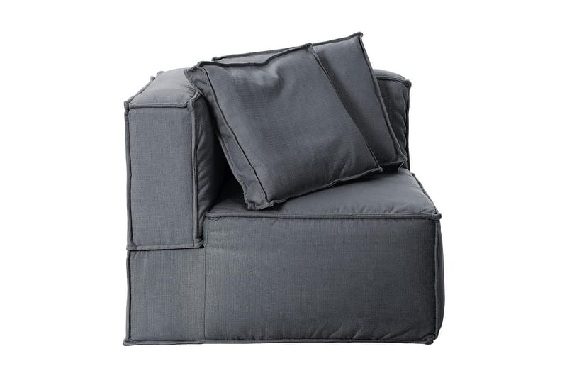 Oceanis Hjørnemodul - Lysegrå/Sort - Møbler - Sofaer - Modulsofaer - Hjørnemodul