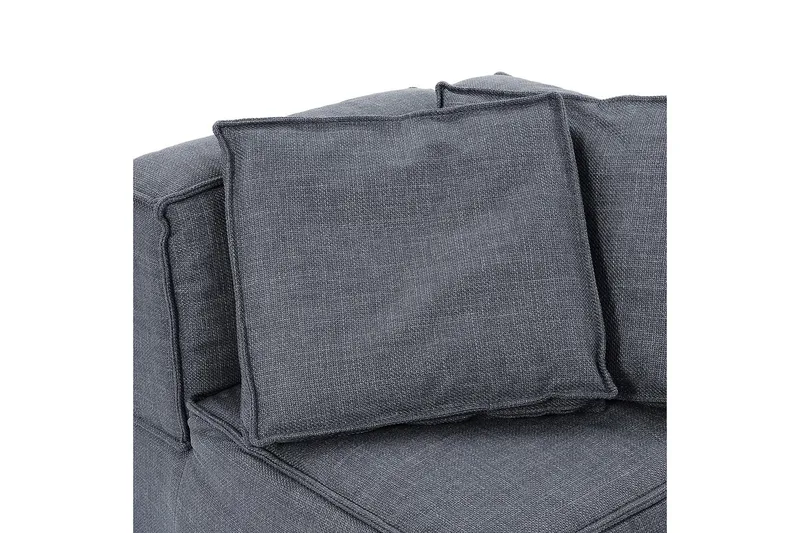 Oceanis Hjørnemodul - Mørkegrå/Sort - Møbler - Sofaer - Modulsofaer - Andre moduler til modulsofa