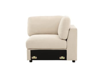 Hjørnemodul Salerno i stof - Beige - Møbler - Sofaer - Modulsofaer - Hjørnemodul