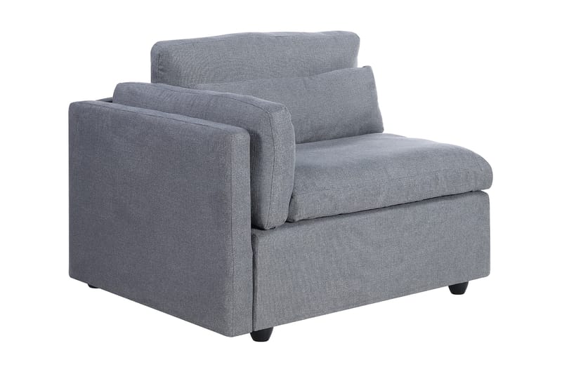 Sevillas Armlæn Modul - Lysegrå/Sort - Møbler - Sofaer - Modulsofaer - Hjørnemodul