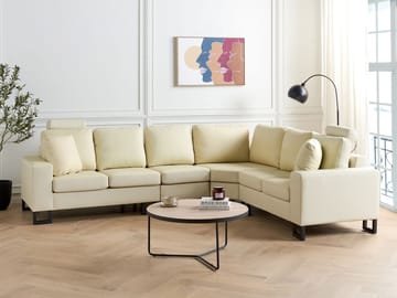 Hjørnesofa Stockholm - Lysbeige - Møbler - Sofaer - Modulsofaer - Komplet modulsofa