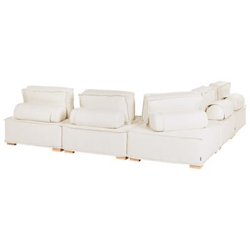 Hjørnesofa Tibro højrevendt - Off-White - Møbler - Sofaer - Modulsofaer - Komplet modulsofa
