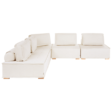 Hjørnesofa Tibro højrevendt - Off-White - Møbler - Sofaer - Modulsofaer - Komplet modulsofa