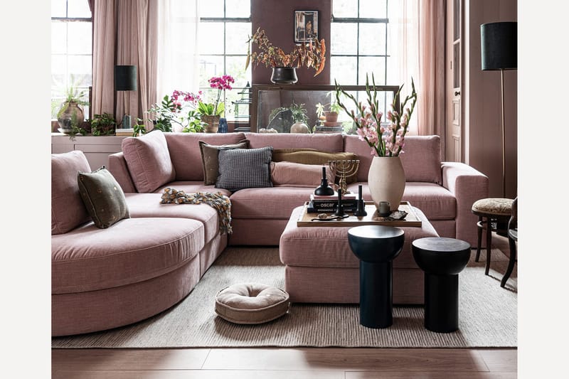 Kielstra Venstremodul - Lyserød - Møbler - Sofaer - Modulsofaer - Andre moduler til modulsofa