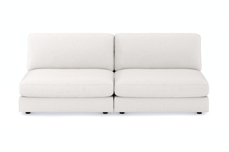 Arken 4-personers Modulsofa i Bouclé, Hvid