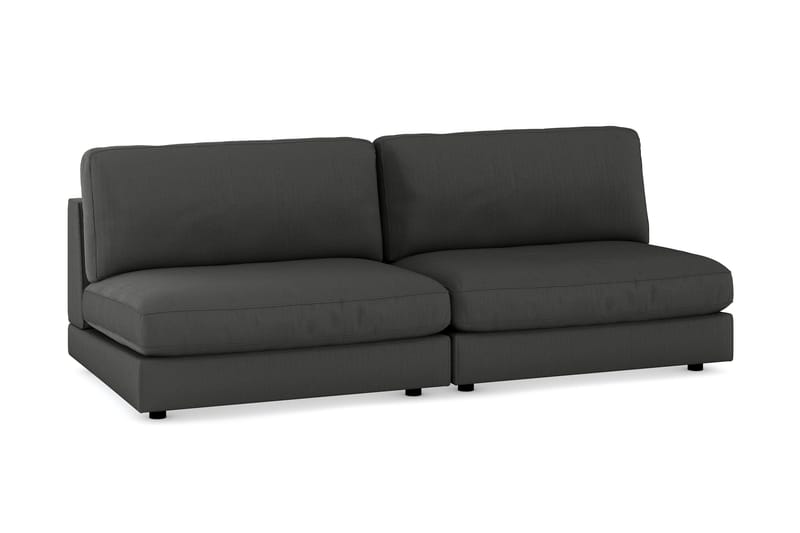 Arken 4-personers Modulsofa i Manchester - Mørkegrå - Møbler - Sofaer - Modulsofaer - Komplet modulsofa
