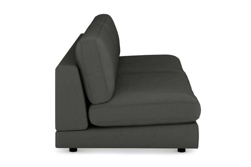 Arken 4-personers Modulsofa i Manchester - Mørkegrå - Møbler - Sofaer - Modulsofaer - Komplet modulsofa