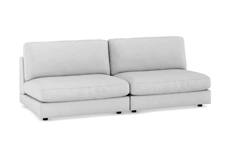 Arken 4-personers Modulsofa i Stof - Lysegrå - Møbler - Sofaer - Modulsofaer - Komplet modulsofa