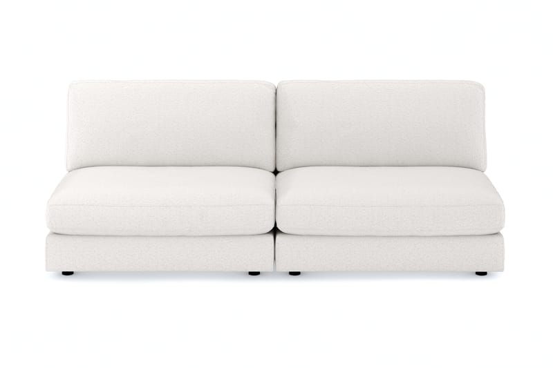 Arken 4-personers Modulsofa i Bouclé - Hvid - Møbler - Sofaer - Modulsofaer - Komplet modulsofa