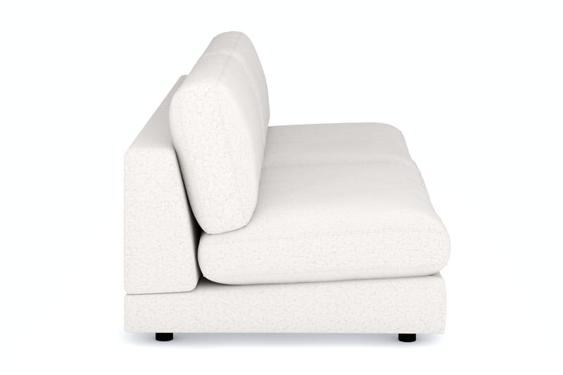 Arken 4-personers Modulsofa i Bouclé - Hvid - Møbler - Sofaer - Modulsofaer - Komplet modulsofa