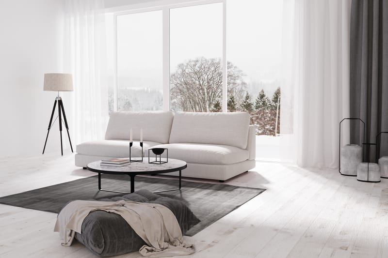 Arken 4-personers Modulsofa i Stof - Lysegrå - Møbler - Sofaer - Modulsofaer - Komplet modulsofa