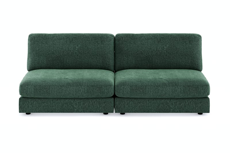 Arken 4-personers Modulsofa i Fløjl, Mørkegrøn