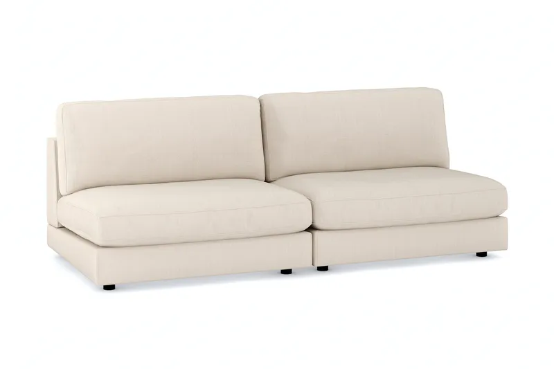 Arken 4-personers Modulsofa i Manchester - Beige - Møbler - Sofaer - Modulsofaer - Komplet modulsofa