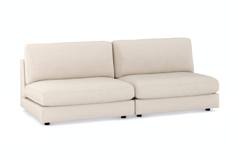 Arken 4-personers Modulsofa i Manchester - Beige - Møbler - Sofaer - Modulsofaer - Komplet modulsofa