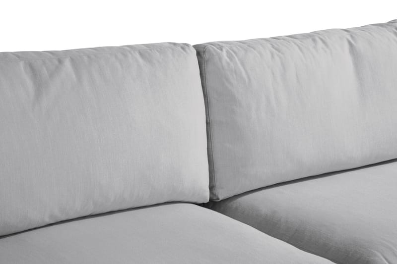 Arken 6-personers Vendbar U-formet Modulsofa med Chaiselong + Fodskammel i Stof - Grå - Møbler - Sofaer - Modulsofaer - Komplet modulsofa