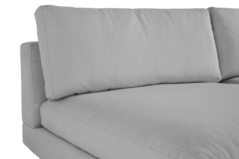 Arken 6-personers Vendbar U-formet Modulsofa med Chaiselong + Fodskammel i Stof - Grå - Møbler - Sofaer - Modulsofaer - Komplet modulsofa