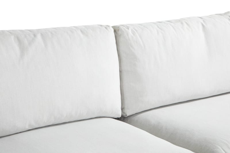 Arken 6-personers Vendbar U-formet Modulsofa med Chaiselong + Fodskammel i Stof - Lysegrå - Møbler - Sofaer - Modulsofaer - Komplet modulsofa