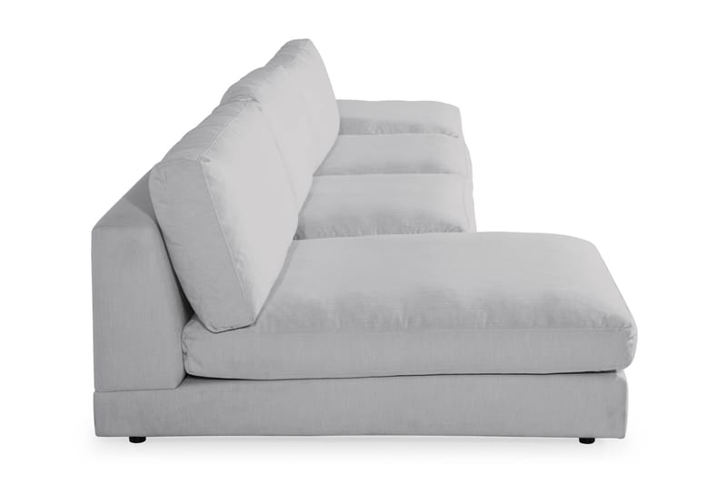 Arken 6-personers Vendbar U-formet Modulsofa med Chaiselong + Fodskammel i Stof - Grå - Møbler - Sofaer - Modulsofaer - Komplet modulsofa