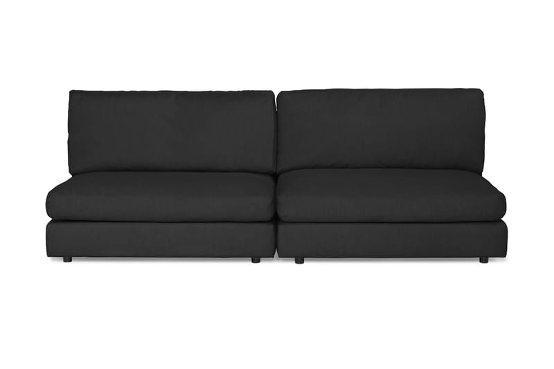 Arken Modulsofa 3-pers - Hørsort - Møbler - Sofaer - Modulsofaer - Komplet modulsofa