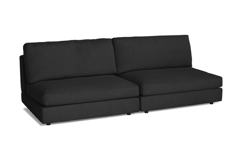 Arken Modulsofa 3-pers - Hørsort - Møbler - Sofaer - Modulsofaer - Komplet modulsofa